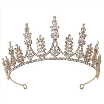 Regal de corona de zirconia brillant per a dones nenes de casament